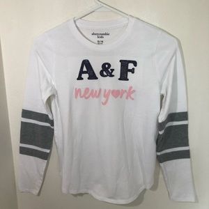 Girls Abercrombie Long Sleeve Top Size 13/14